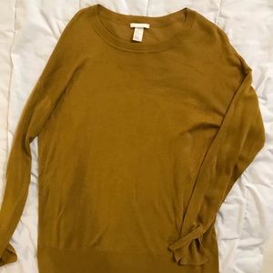 H&M Mustard Yellow Thin Sweater